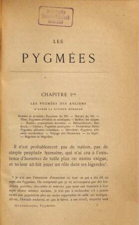 Les Pygmées