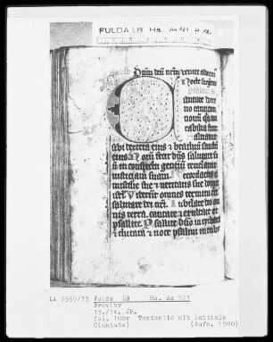 Brevier — Initiale C(antate), Folio 108verso