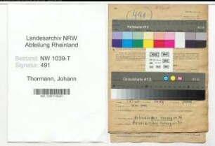 Entnazifizierung Johann Thormann , geb. 24.03.1896 (Klempnermeister)