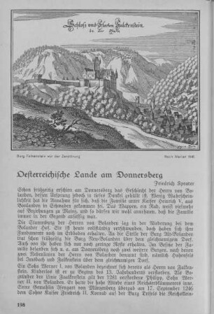 Oesterreichische Lande am Donnersberg.