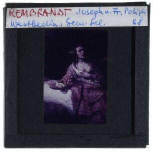 Rembrandt, Joseph wird von Potiphars Frau angeklagt (Berlin GG 828H)