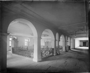 Sankt Blasien Benediktinerkloster - Kolleg Westflügel Mittelpavillion Ansicht Treppenhaus Obergeschoss