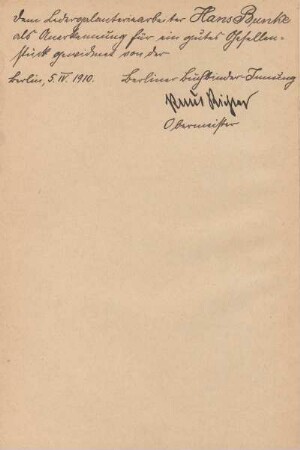Handschriftlicher Text