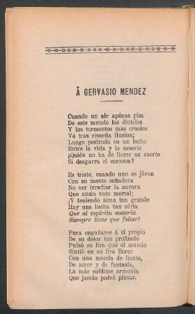 Á Gervasio Mendez