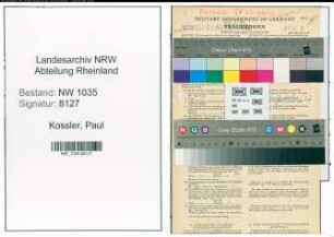 Entnazifizierung Paul Kossler , geb. 22.01.1893 ()
