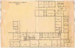 Auswärtiges Amt, Berlin-Mitte Umbau: Teilgrundriss 1. Obergeschoss