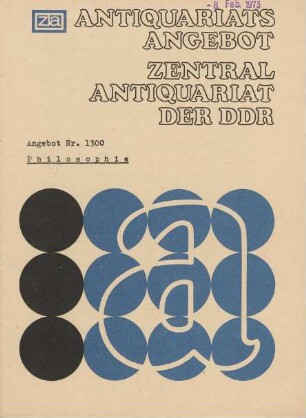 Nr. 1300: Philosophie
