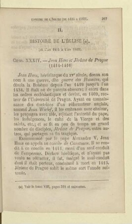 Chap. XXXIV. – Jean Huss et Jérôme de Prague (1414 - 1416)