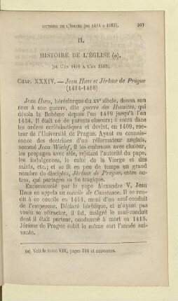 Chap. XXXIV. – Jean Huss et Jérôme de Prague (1414 - 1416)