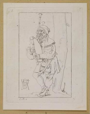 Der Dudelsackpfeifer