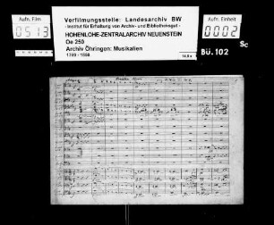 Ludwig van Beethoven: Fidelio (Excerpts) [Ouvertüre Leonore No. 3; Leonoren-Ouvertüre; Ouvertüre von der zweiten Version dieser Oper]; Ouvertüre Leonora; Werkverzeichnis: KinB 72; Opus 72; Ms. ca. 1830; komponiert 1806.