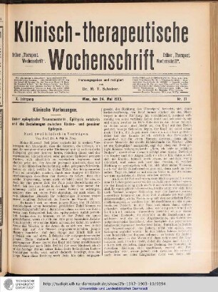 Nr. 21, 24. Mai 1902