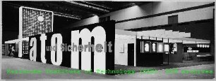 Messestand "Atom und Sicherheit" auf der Hannover-Messe 1963