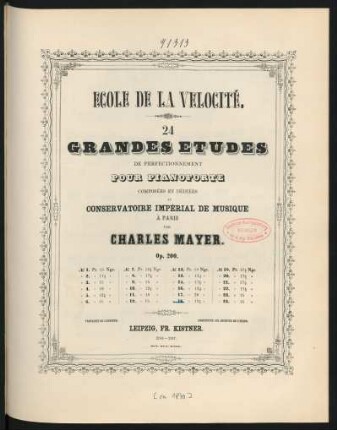 N°. 18: École de la vélocité
