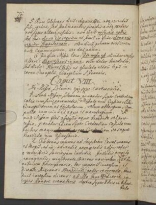 Caput VIII. De Missa solemni [...] usque caeremoniis.