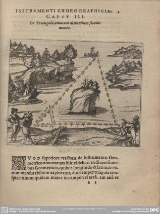 Caput III. De Triangulis, omnium dimensium fundamento.