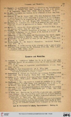 Gemmen und Medaillen (Nr. 300 - 309)