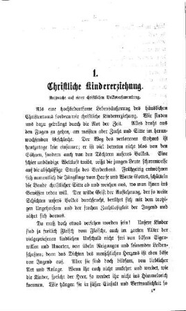 Christliche Kindererziehung : Ansprache auf einer christlichen Volksversammlung