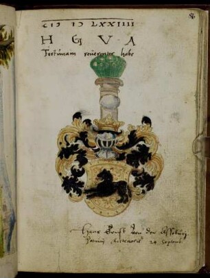 Hans Ernst v. d. Asseburg, Padua 24 Septemb. 1574