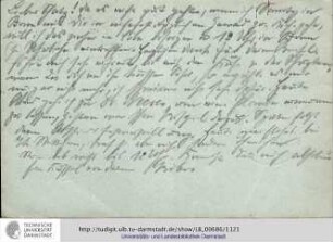 Postkarte vom 07.12.1906
