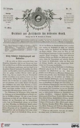 König Ludwig's Leichenbegängniß und Todtenfeier