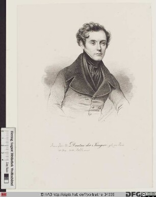 Bildnis Jean-Pierre Dantan, genannt "D. le jeune"