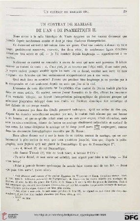 2: Un contrat de mariage de l'an 4 de Psammétique II, [1]