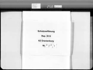 Schutzhaft namentlich genannter Häftlinge, Buchstabe Bo-Br