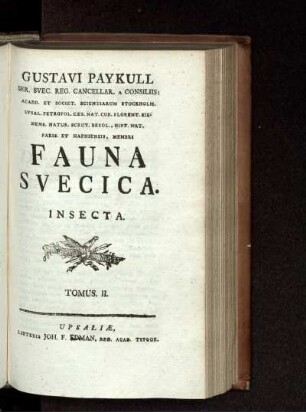 T. 2: Fauna Suecica. Tom. 2
