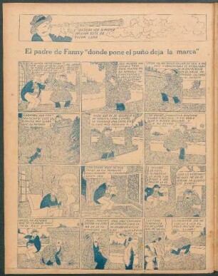 El padre de Fanny "donde pone el puño deja la marca" [Cómic]