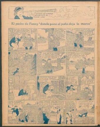 El padre de Fanny "donde pone el puño deja la marca" [Cómic]