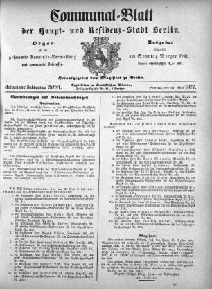 1877,21: No. 21, 27. Mai 1877