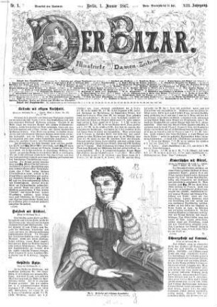 Der Bazar : illustrirte Damen-Zeitung. 13. 1867