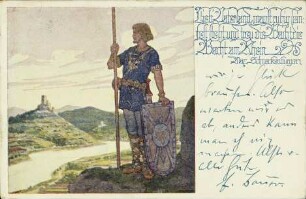 Lieb Vaterland magst ruhig sein, fest steht und treu die Wacht am Rhein