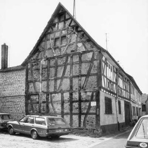 Fachwerkwohnhaus; Seligenstadt, Rosengasse 8