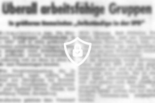 Überall arbeitsfähige Gruppen