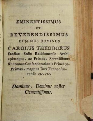 Status ecclesiasticus Ratisbonensis. 1811