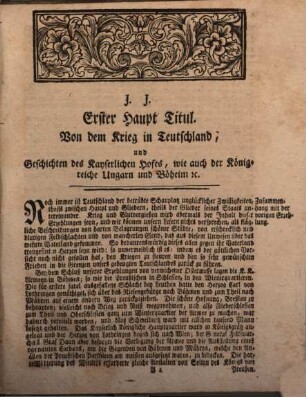 Frankfurter Meß-Relation, das ist: halbjährliche Erzehlungen der neuesten Staats - und Welt-Geschichten. 1758