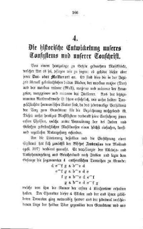 Die historische Entwickelung unseres Tonsystems und unserer Tonschrift
