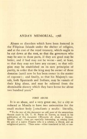Anda's memorial, 1768