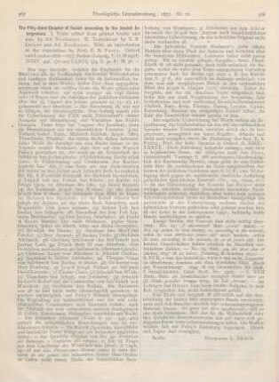 567-568 [Rezension] The Fifty-third Chapter of Isaiah according to the Jewish Interpreters