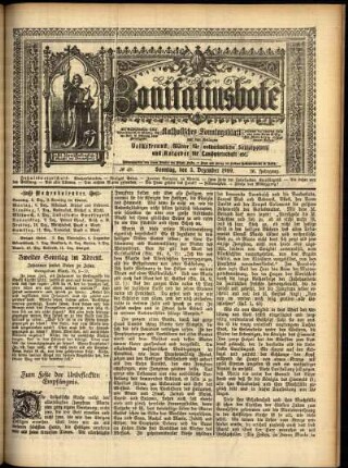 Erste Ausgabe vom Sonntag, den 05. Dezember 1909.