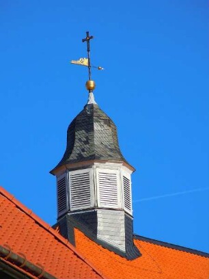 Sankt Andreasberg - Dachreiter : Dachreiter der Kirche von Sankt Andreasberg. Aufgenommen im Harz am 23. Oktober 2011