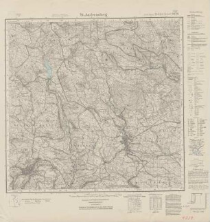 4229 (alte Nr.: 2378) St. Andreasberg, Meßtischblatt (4cm - Karte)
