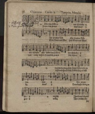 Chiacona a 3. Voc. 2. Viol.