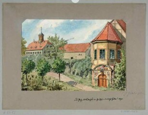 Der Gasthof "Zum letzten Heller" (Hellerschänke) am Augustusweg östlich der Radeburger Straße auf dem Heller nördlich von Dresden