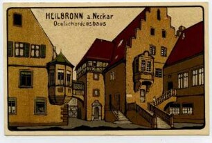 "Deutschordenshaus" - kleiner Deutschhof mit Komturherrenerker, Staffelgiebelhaus und Freitreppe