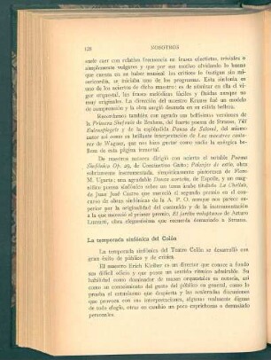 La temporada sinfónica del Colón