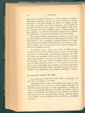 La temporada sinfónica del Colón