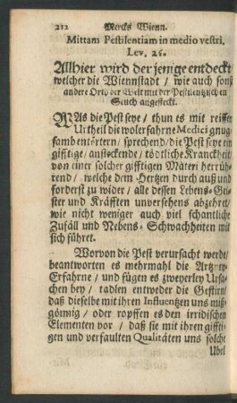 Allhier wird derjenige entdeckt/ welcher die Wiennstadt/ wie auch sonst andere Orth der Welt mit der Pestilentzischen Seuch angesteckt.